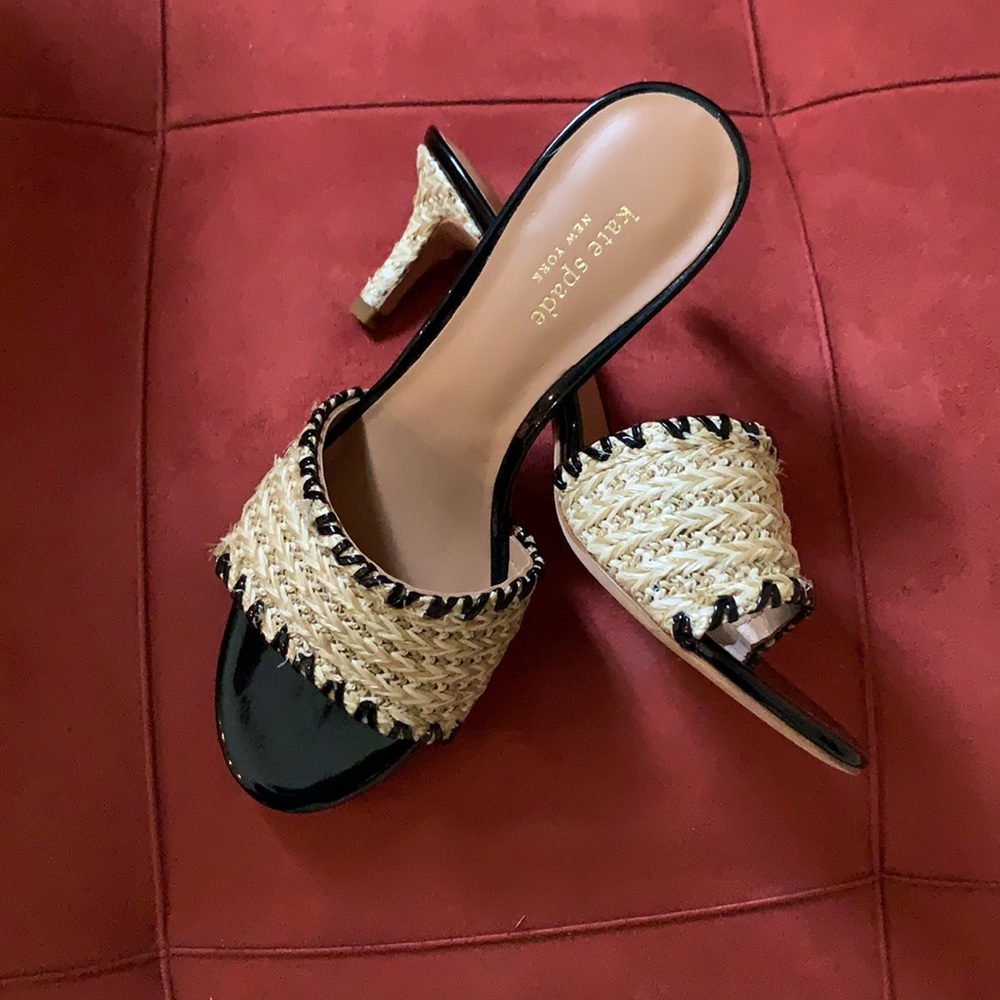 Kate Spade Patent Leather Kitten Heels